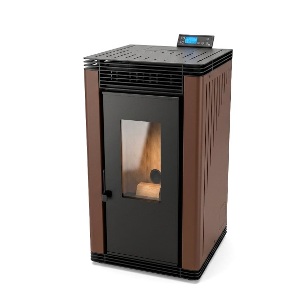 *EXPOSICION* ESTUFA PELLET BP-200K-MARRON 12 KW CRISTAL
