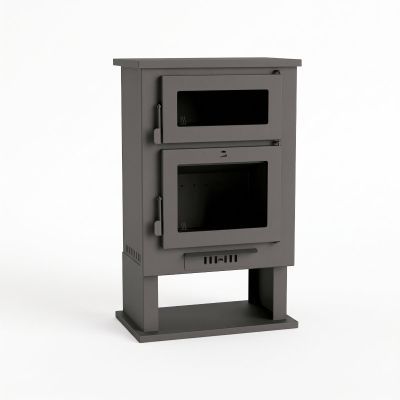Estufa de leña FM CH-3 - 11,2 kW con horno cerrado