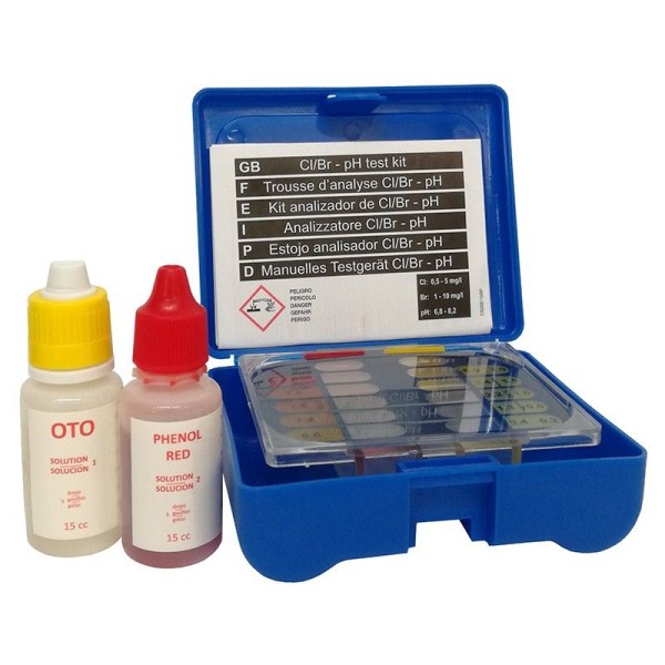 ANALIZADOR TEST CTX CLORO-PH GOTAS ESTUCHE AZUL