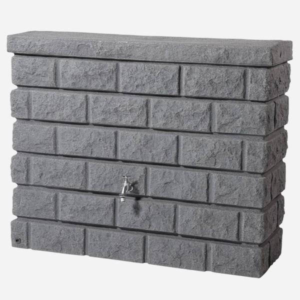 DEPOSITO DECORATIVO ROCKY GRANITO 400 LITROS + GRIFO