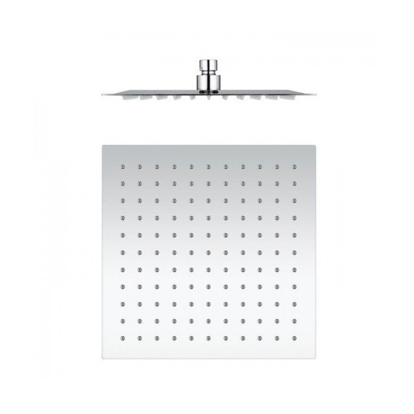 ROCIADOR CUADRADO 30X30 CM INOX CROMO