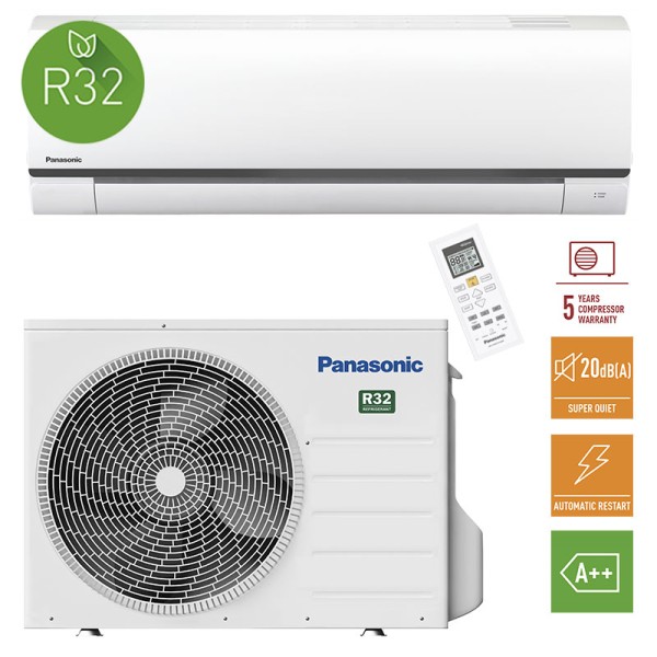 SPLIT PANASONIC FZ50-WKE 5,0 Kw 4.380 Fg A++/A+(SEER 6,50 SCOP 4,10)