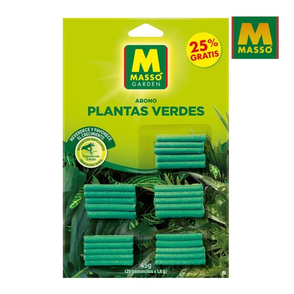 BASTONCITOS PLANTAS VERDES 45gr MASSO