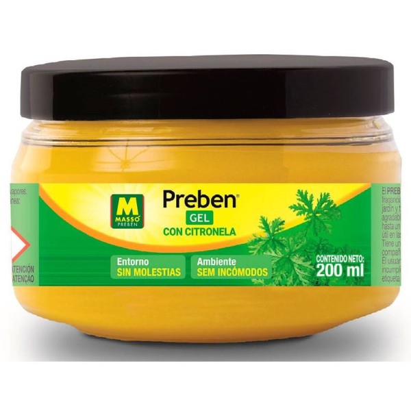 GEL CON CITRONELA PREBEN 200ml MASSO