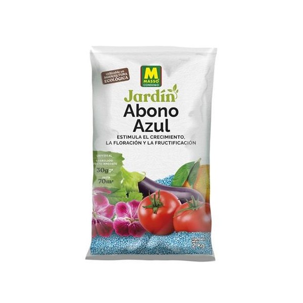 ABONO AZUL EN BOLSA 2 kg MASSO