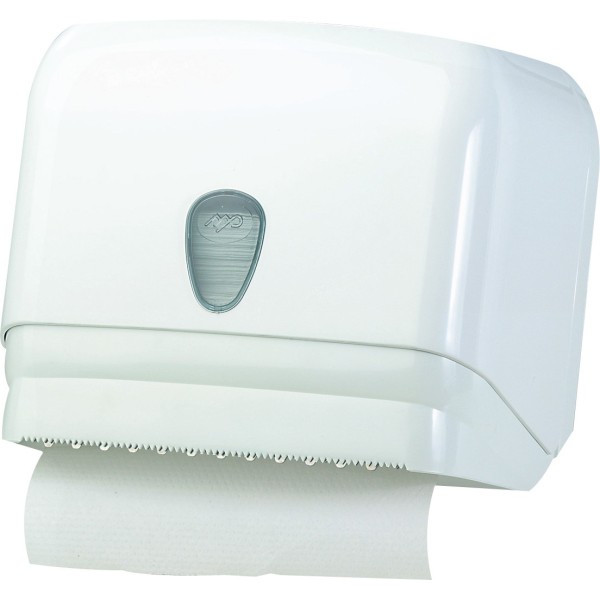 DISPENSADOR PAPEL-TOALLA ROLL ABS BLANCO