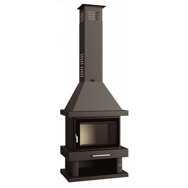 CHIMENEA LEÑA FRONTAL - C-200